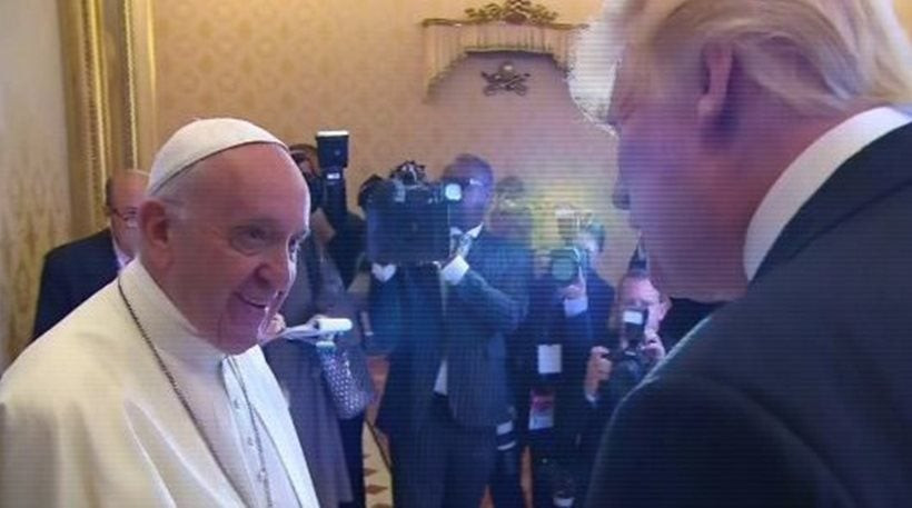 Στο Βατικανό ο Ν.Τραμπ – Συναντάται με τον Πάπα Φραγκίσκο – Δείτε σε ζωντανή μετάδοση